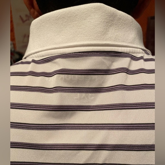 white collared striped T-shirt size 3XL - Picture 6 of 12